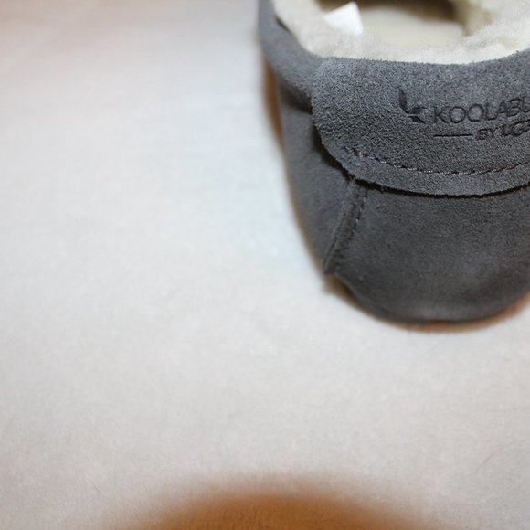 UGG KOOLABURRA MENS FUR SUEDE SLIPPERS GRAY - Picture 5 of 6